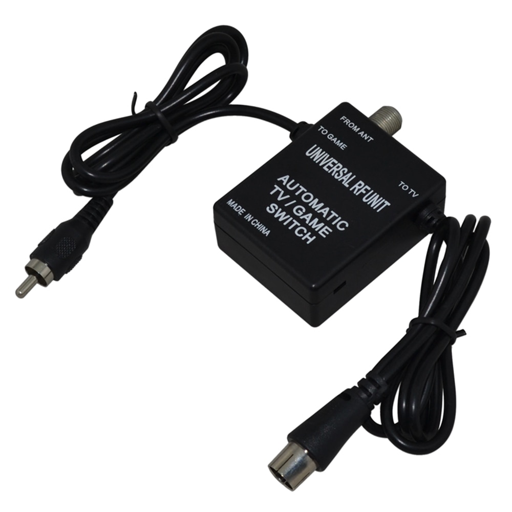 3 In 1 Universele Rf Unit Adapter Automatische Tv Game Switch Kabel Voor Nes Voor Snes Voor Sega Genesis