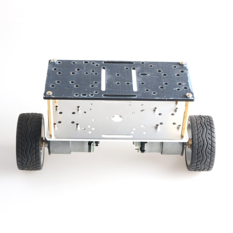 Double Plate 2wd Two Rounds of Self-balancing DC 12V Motor Car Two-wheel Balancing Car Smart Car Chassis Kit
