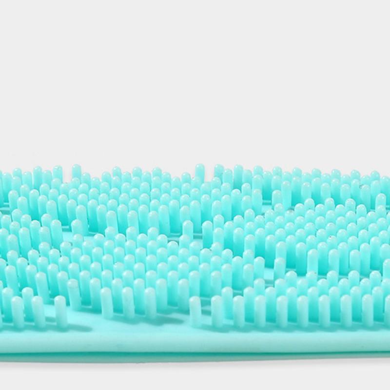 Siliconen Wrijven Handdoek Lange Badhanddoek Pull Back Strap Wassen Scrubber Scrub Siliconen Wassen Bad Borstels Sponzen Scrub