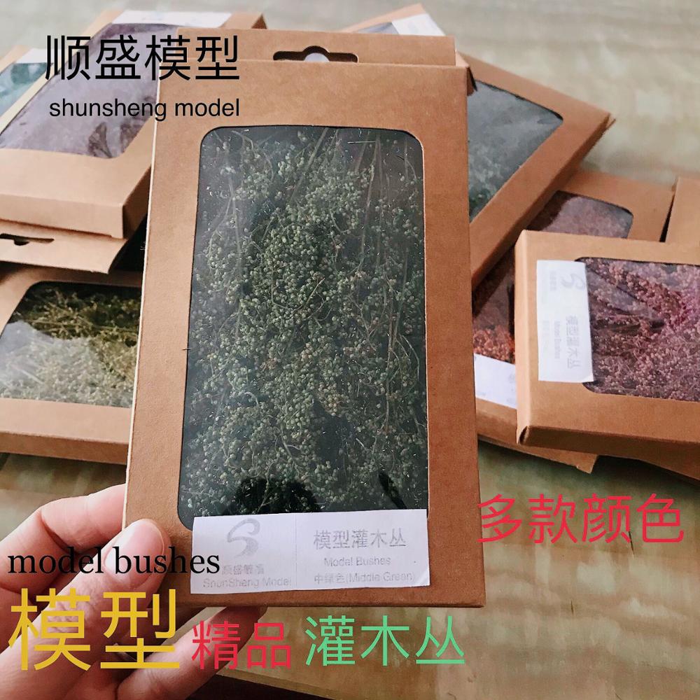 Products DIY Model Bush HO scale minitary Model grass scene landscape different colors For Model