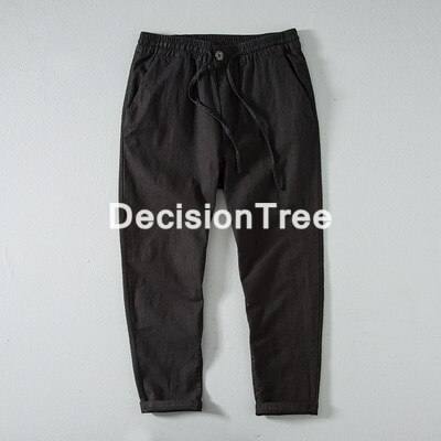 2021 kung fu tai wushu pantaloni harem pantaloni uomo stile cinese casual pantaloni larghi in lino di cotone pantaloni jogger pantaloni streetwear