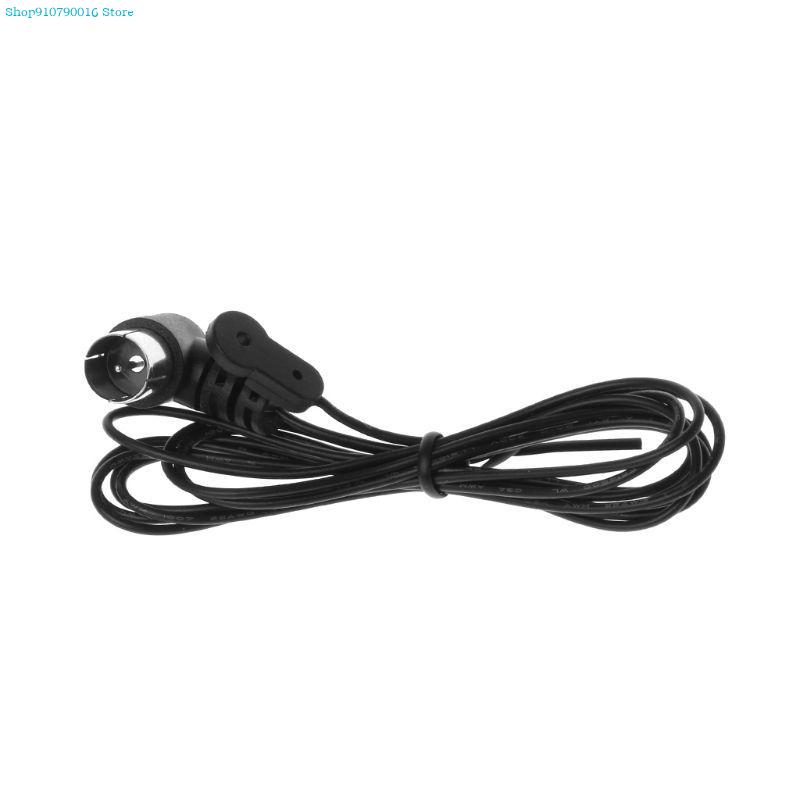 FM Antenna for Stereo Receiver Indoor FM Radio Antenna 75 Ohm UNBAL F Type Male Coaxial Cable Wire Antenna for ONKYO