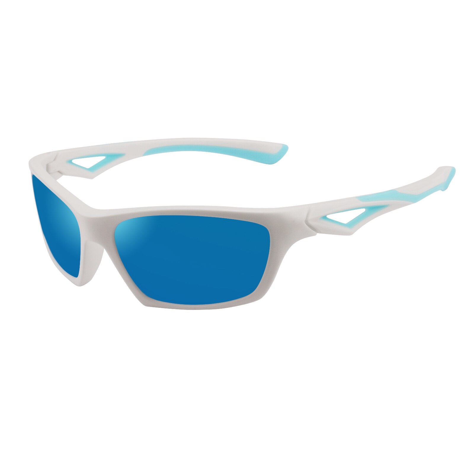 Kids Polarized Sunglasses TR90 Unbreakable Flexible Sport Glasses UV Protection for Boys Girls Age 3-10 Child Eyewear UV400: White Blue l Blue