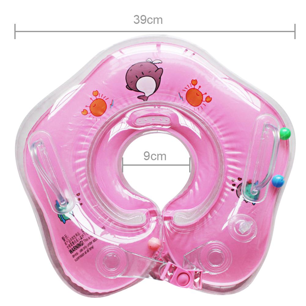 Flotador de cuello de anillo para bebé, boya de vida gruesa para casa, entrenador inteligente, inflable, accesorios para bebés