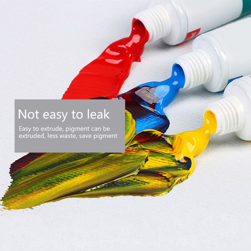 12/18/24 Colors 10ML Tube Acrylic Paint set Art Painting Drawing Tools For Kids DIY Water-resistant School Supplies C26