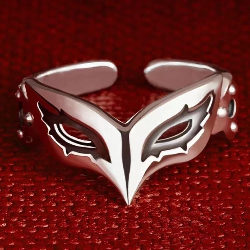 PERSONA Be Your True Mind JOKER Masker Cosplay Ring Unisex Verstelbare Opening Ringen Sieraden Accessoires