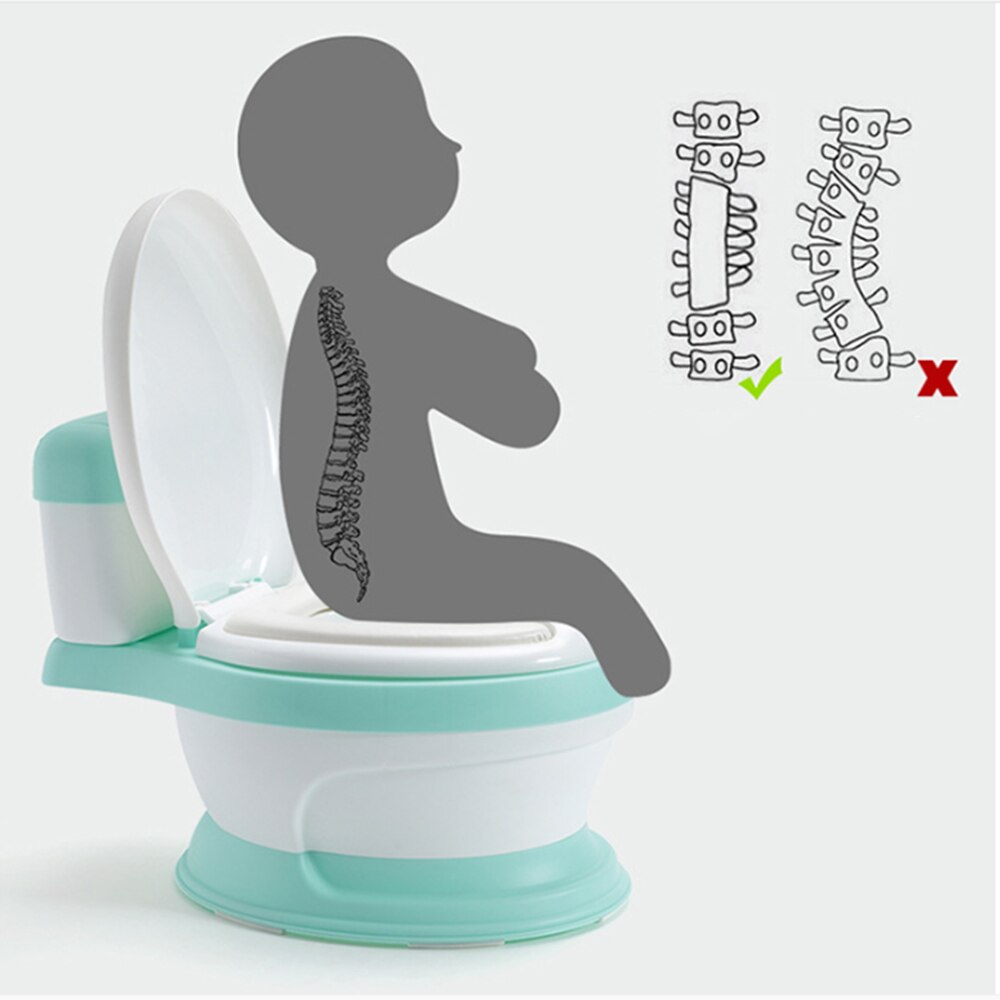 Draagbare babypot baby toilet autopotje kinderpot training meisjes jongen simulatie toilet kinderstoel toiletbril kinderpot m