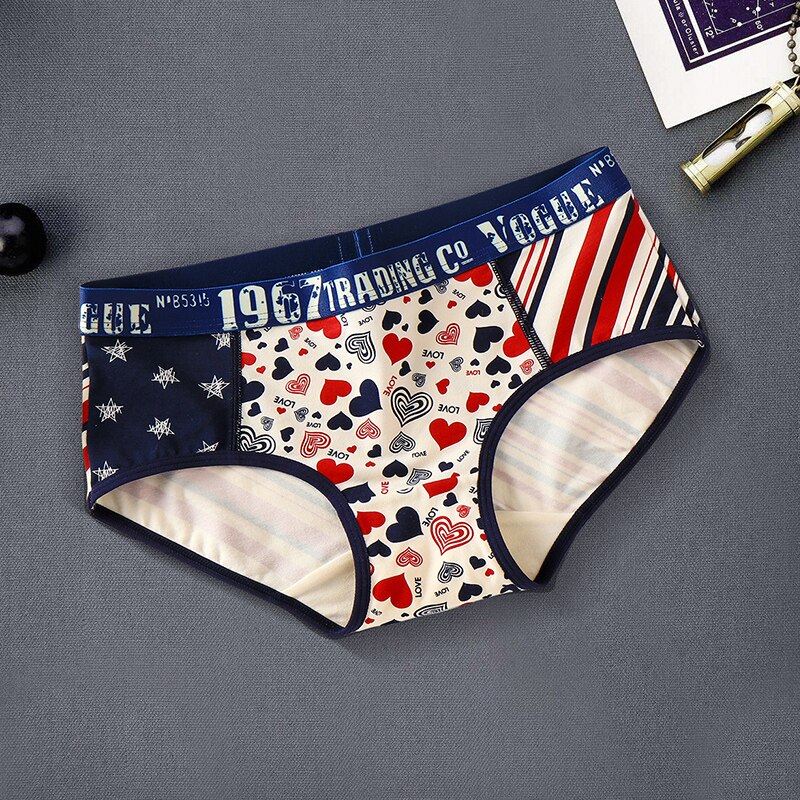 Couple Underwear Modal Panties Lover&#39;s Sexy Underpants Women&#39;s Underpants Men Boxer Shorts Couple Panty