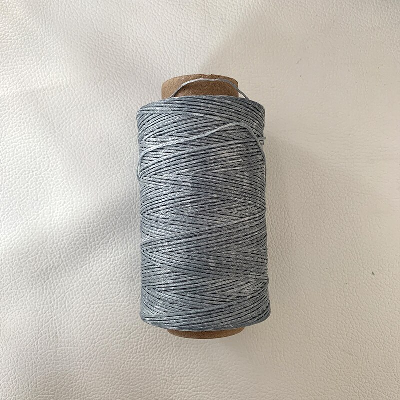 Basisfarver serie flad vokstråd 250m 150d fladsyede vokslinje håndlavet gør-det-selv til læder 1mm fladvokset synylontråd: Qianhui