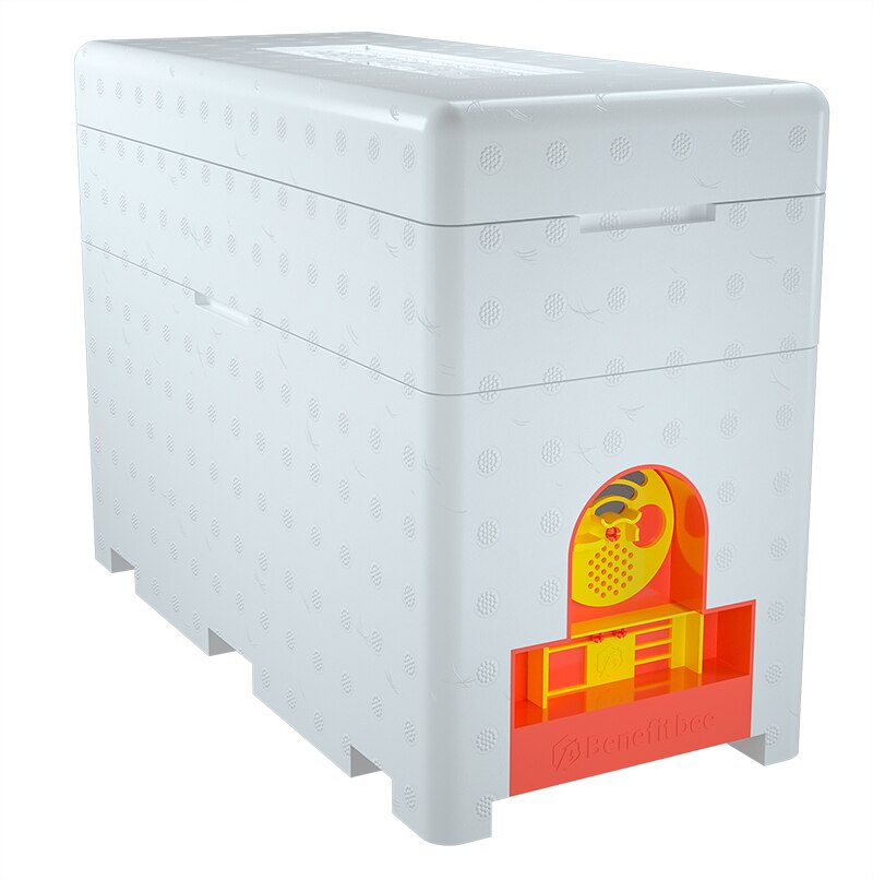 Brand Multi-Functional Queen Bee Hive Plastic Foam Material Double Box Queen Rearing Beehive Beekeeping Tool Bee Nest: Only Deep Box