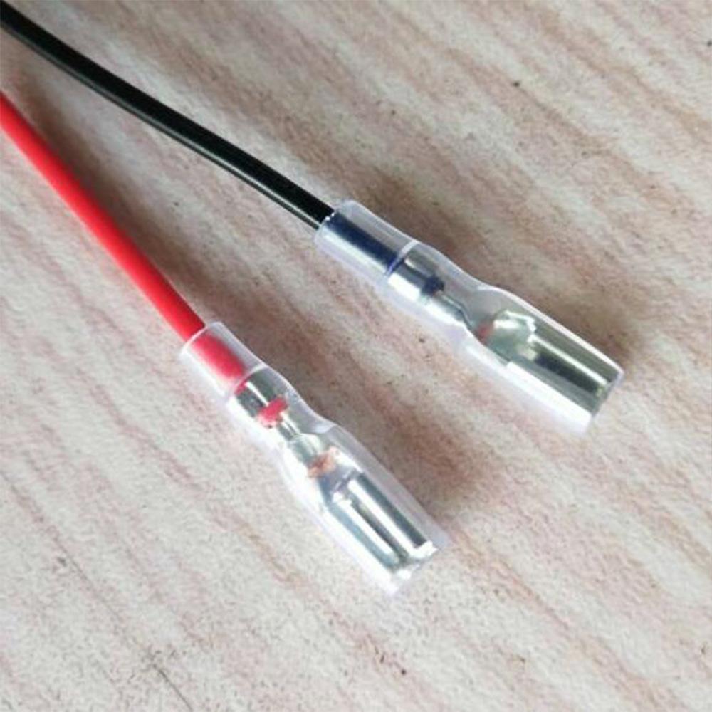 1PC 12mm Waterproof Momentary Round Stainless Steel Metal Push Button Switch Car Start Horn Bell Reset Flat Head &amp; High Head: 2 Cables