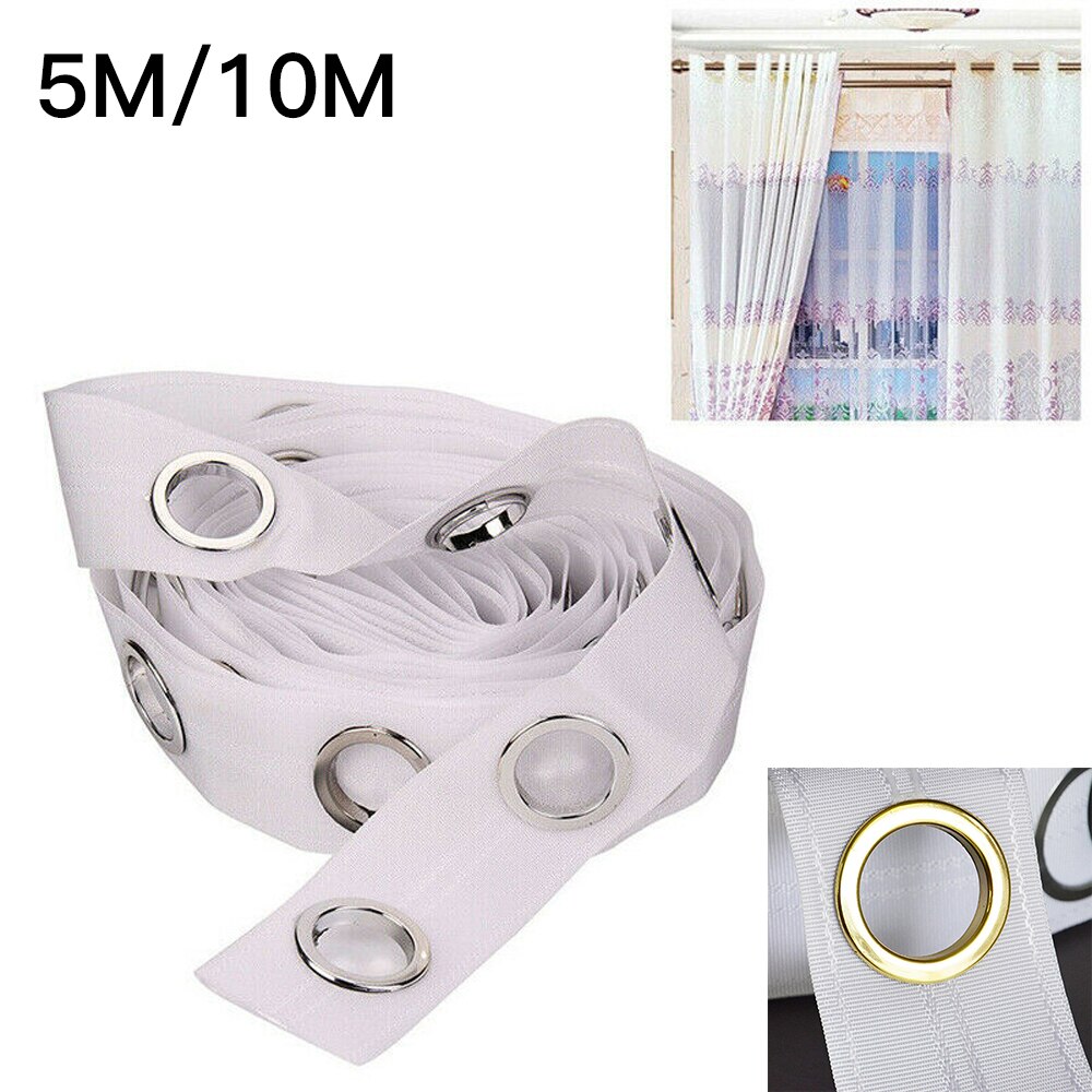 5/10M Oogje Gordijn Tape Gordijn Rubriek Grommet Tape Transparante Ring Header Tape Gordijn Accessoires Polyester
