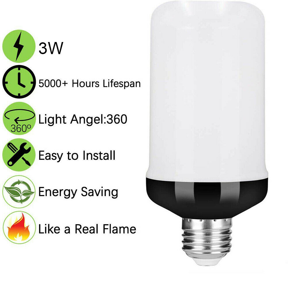 vier Modi 3W E14 E14 E27 E26 B22 Flamme Birne 85-265V LED Flamme Effektive Feuer Lampen flackern Emulation Dekor LED Lampe