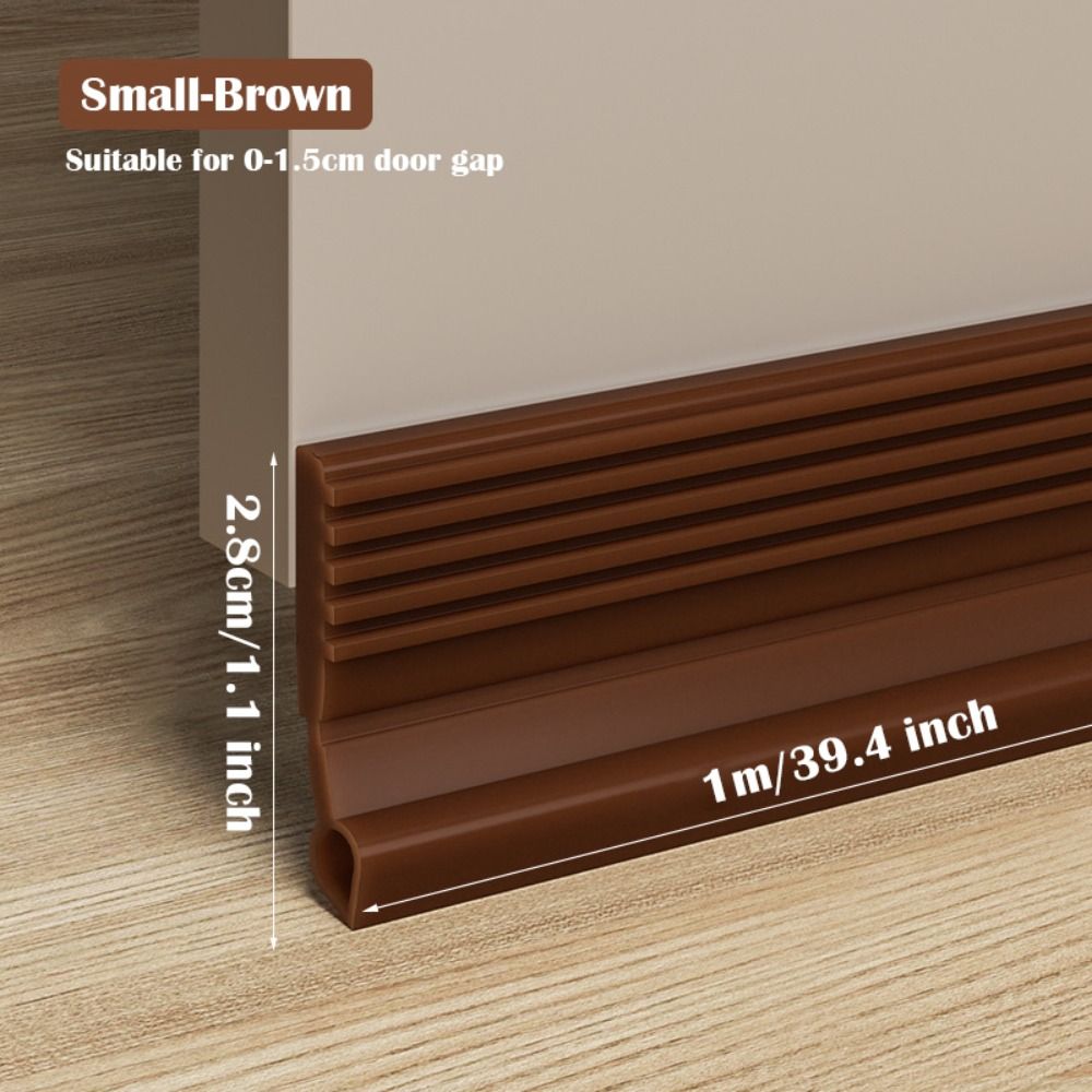 Soundproof Door Bottom Sealing Strip Insect Prevention PVC Door Draft Stopper 100cm Home Draught Excluder Bedroom: SKY BLUE