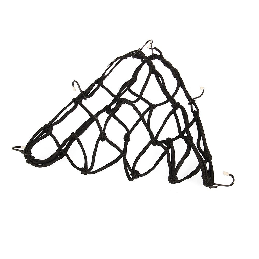 6 Hooks 30*30cm Motorcycle Mesh Net Bag Luggage Cargo Bungee Net Bag Storage Carrier Bag Helmet Holder for Motorcycle Scooter