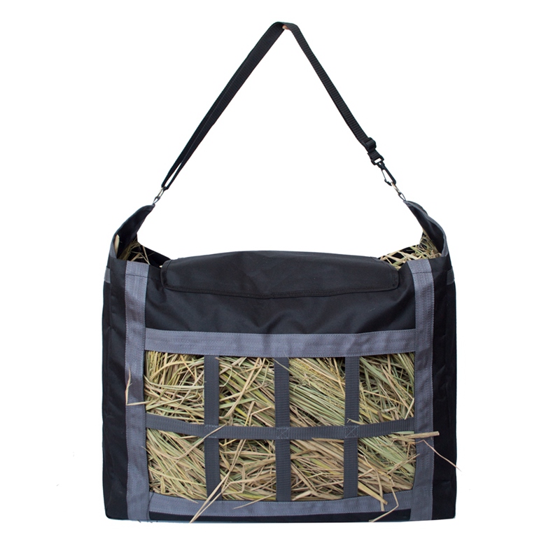 Nylon Hay Tote Bag With Adjustable Strap Large Capacity Hay Pouch Bag Heavy Duty And Durable Easy To Fill And Carry: Default Title