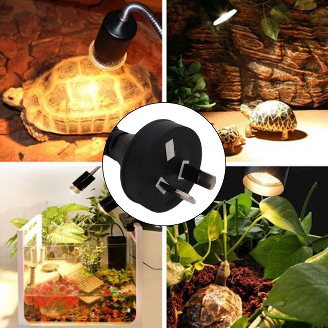 Schildpad Hagedis Huisdier Verwarming Lamp Houder Zonnebaden Broedmachine Terrarium Amfibieën Reptile Vivarium Warmte Lamp Uvb Licht Clip Stand: 8