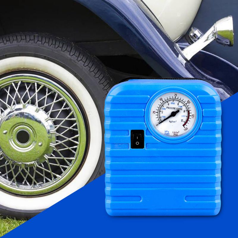 12V Portable Mini Emergency Auto Tyre Inflatable Pump High Pressure Tire Inflator Air Compressor