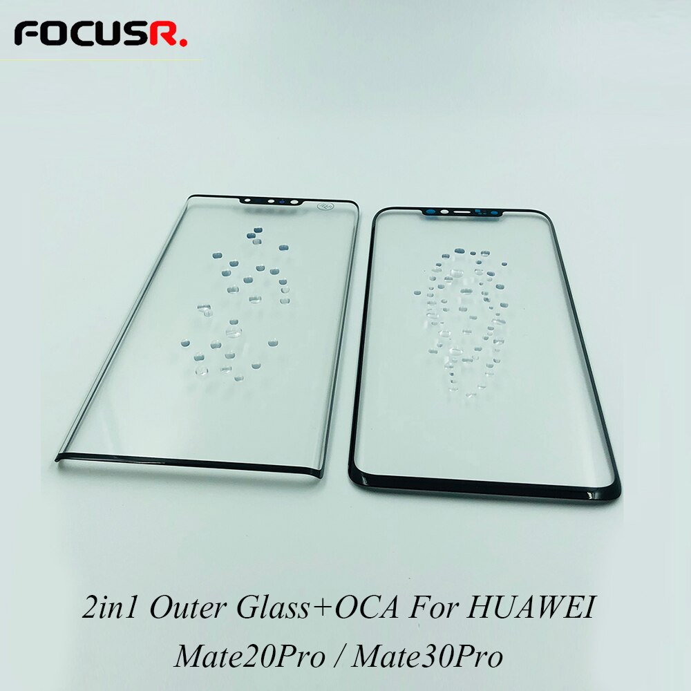 Outer Glas + Oca Lcd Touch Screen Voor Glas Vervanging Met Oca Voor Huawei Mate 20 Pro Mate 30 Pro touch Screen Glas Met Oca