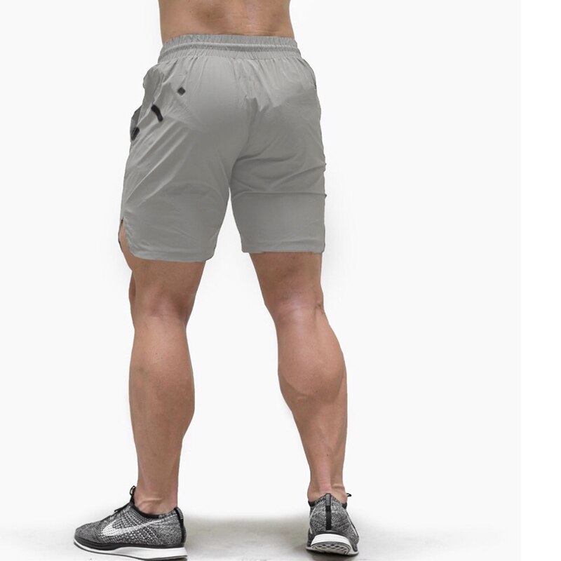 Voobuyla Running Shorts Mannen Training Marathon Sneldrogende Fitness Gym Printing Sport Shorts Met Pocket Plus Running Shorts Jogger