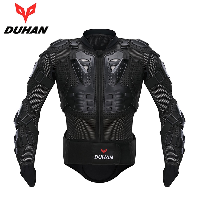 Duhan motocross mx rustning motorcykel rustning hel krop jakke beskytter gear racing beskyttende moto ridevagt tilbehør