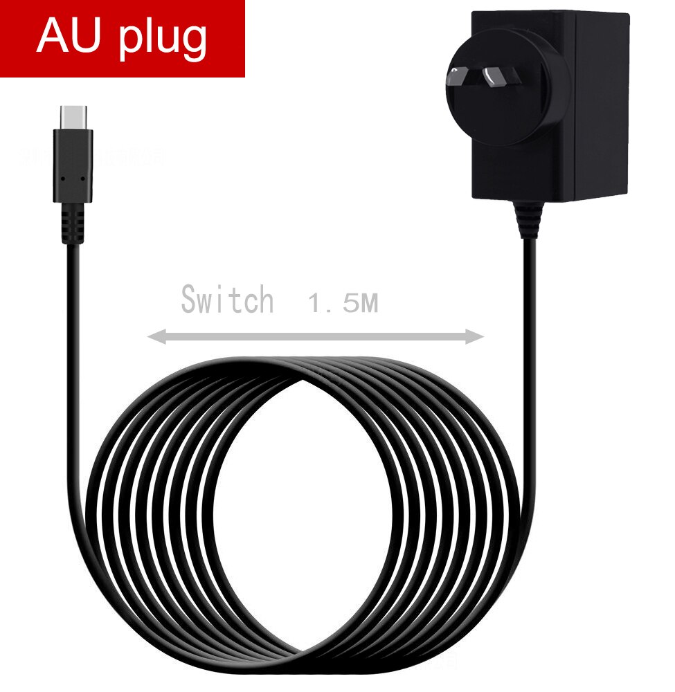 AC Adapter Charger for Nintendo Switch Power Supply 15V 2.6A Fast Charging Kit for Switch Dock /Switch Lite and Pro Controller: Au plug