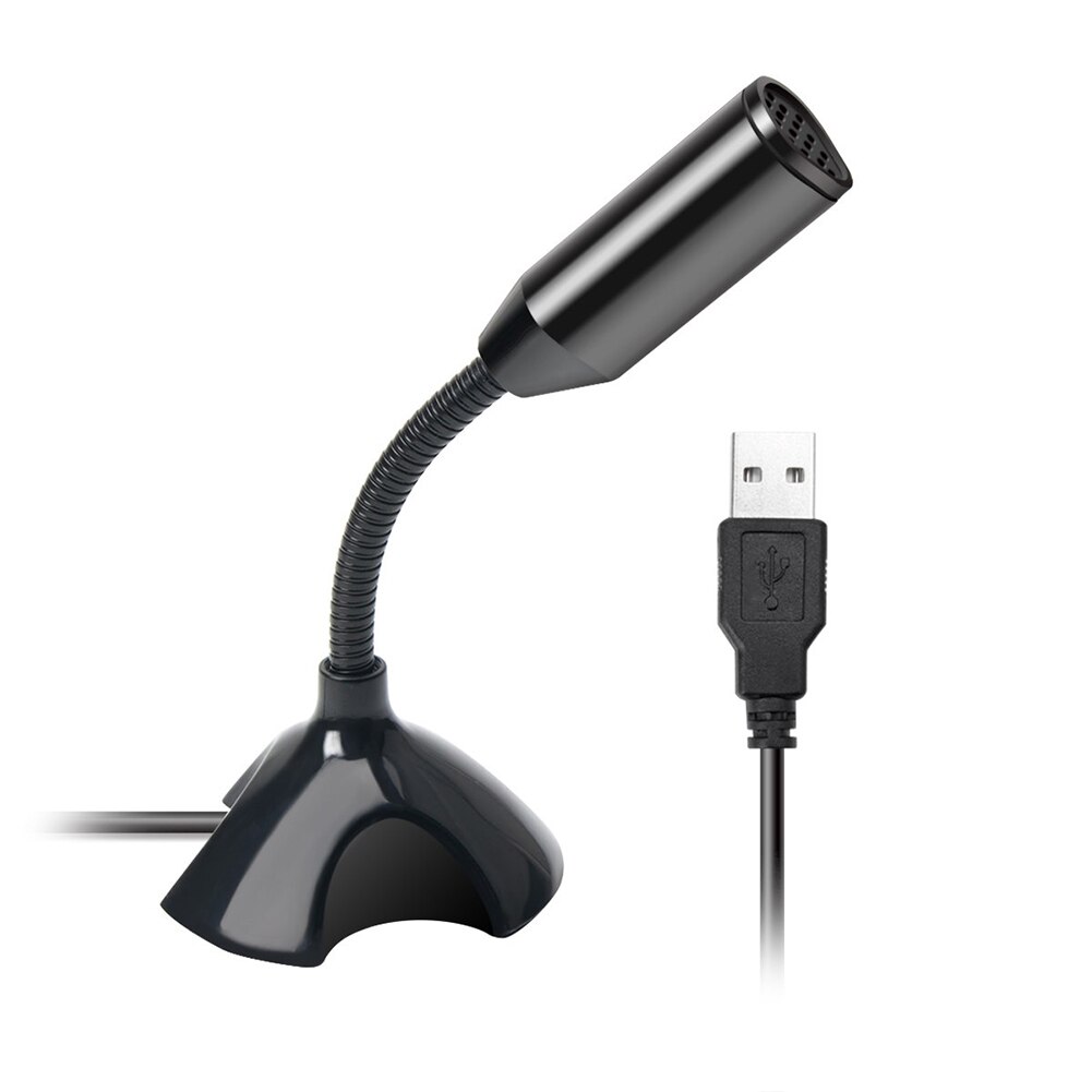 Home Studio Adjustable USB Laptop Microphone Mini Studio Speech Microphone Stand Mic With Holder for Desktop PC