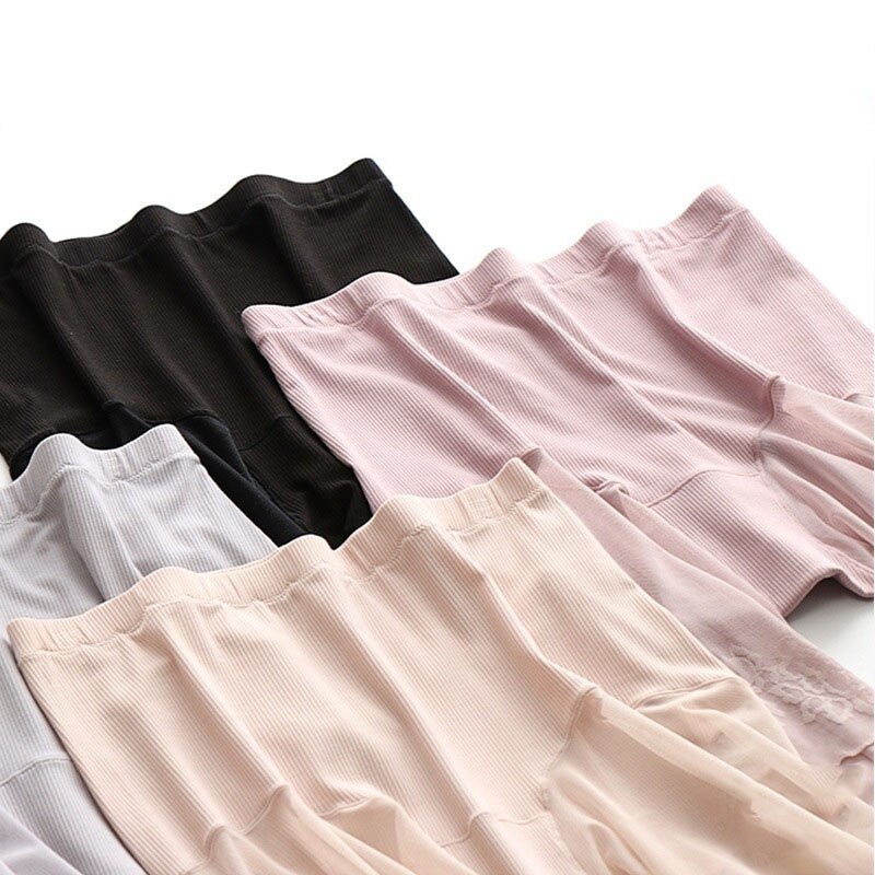 De talla grande pantalones cortos bajo falda de encaje Sexy Anti rozaduras muslo Braga pantalón de protección damas pantalones ropa interior ropa de gran tamaño pantalones de seguridad de las mujeres