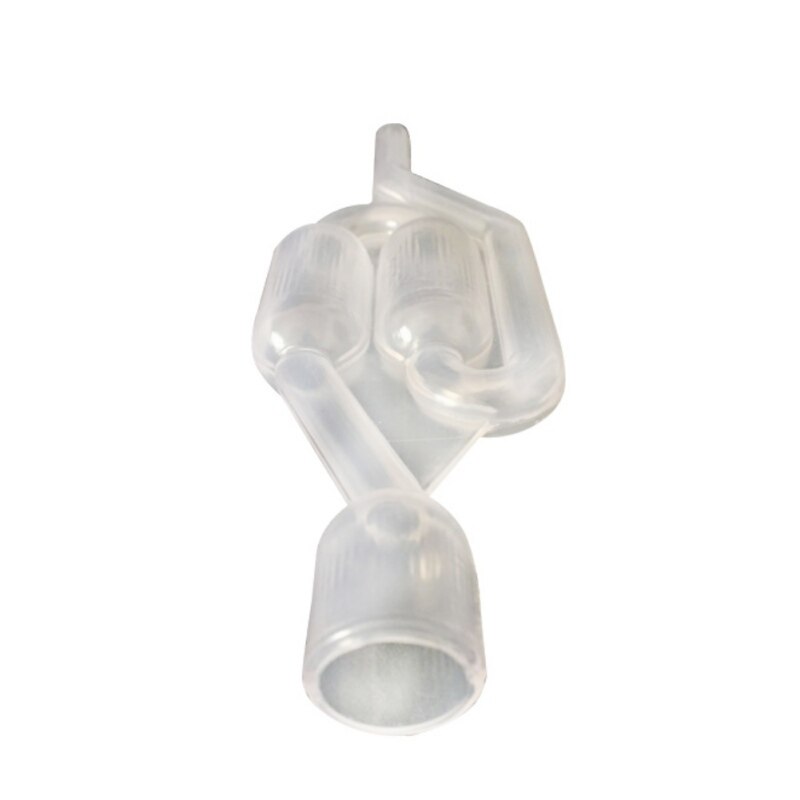 Portable Wine Fermentation Tools S-Shape Air Lock Twin Bubble Grommet Homebrew Beer Fermentation Wine Making Bar Supplies: White