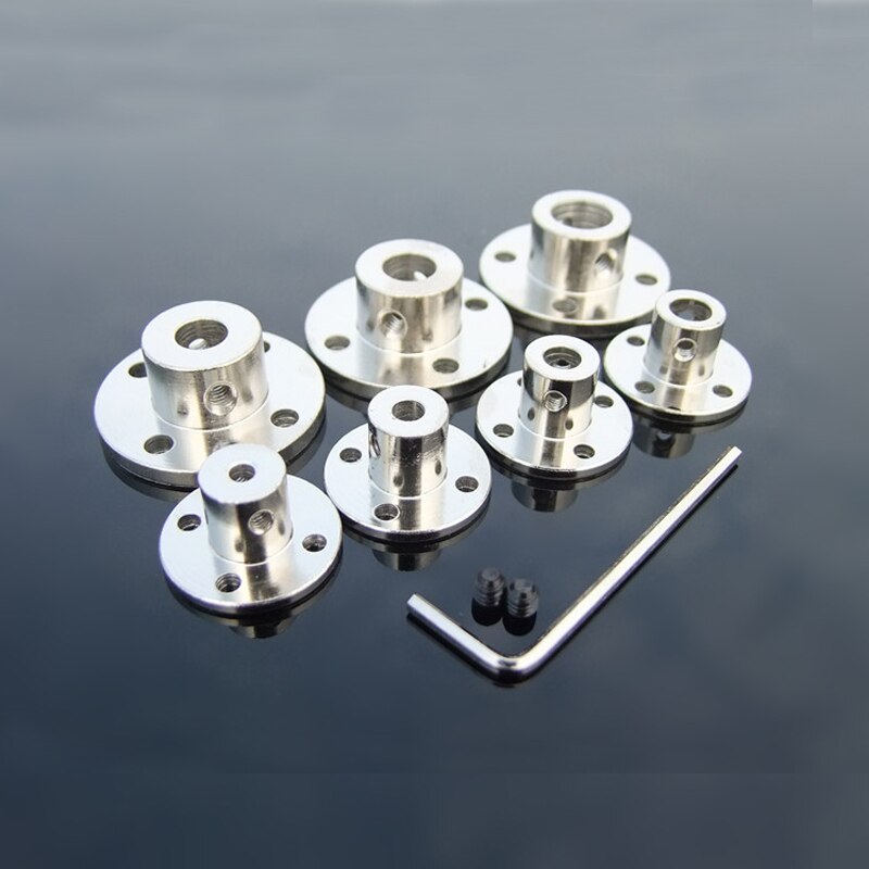 3 mm ~ 12 mm starre Flanschkupplung, Motorführung, Wellenkupplung, Motoranschluss mit Schraubenschlüssel