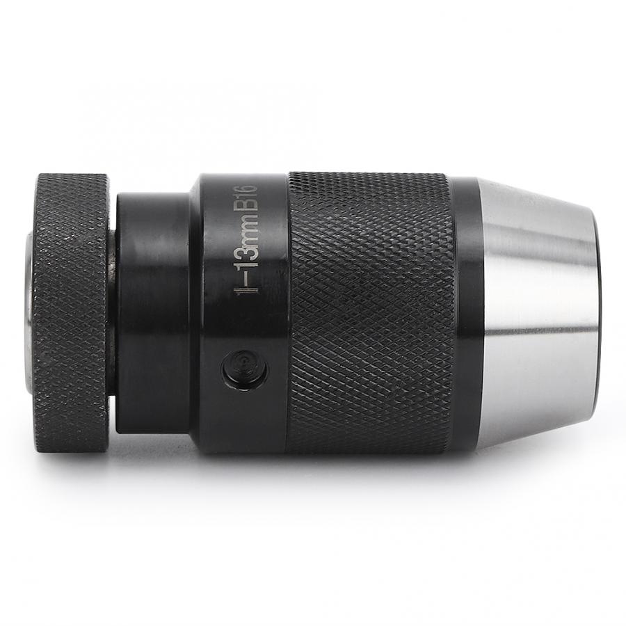 B16 fraiseuse auto serrer perceuse mandrin tour automatique verrouillage perceuse mandrin 1-13mm