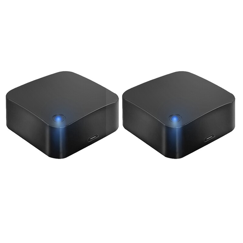 Min WiFi Tuya Smart IR Remote Controller Smart Home Compatible with Alexa Google Assistant Smart Life Home Control for TV AC: 2Pcs