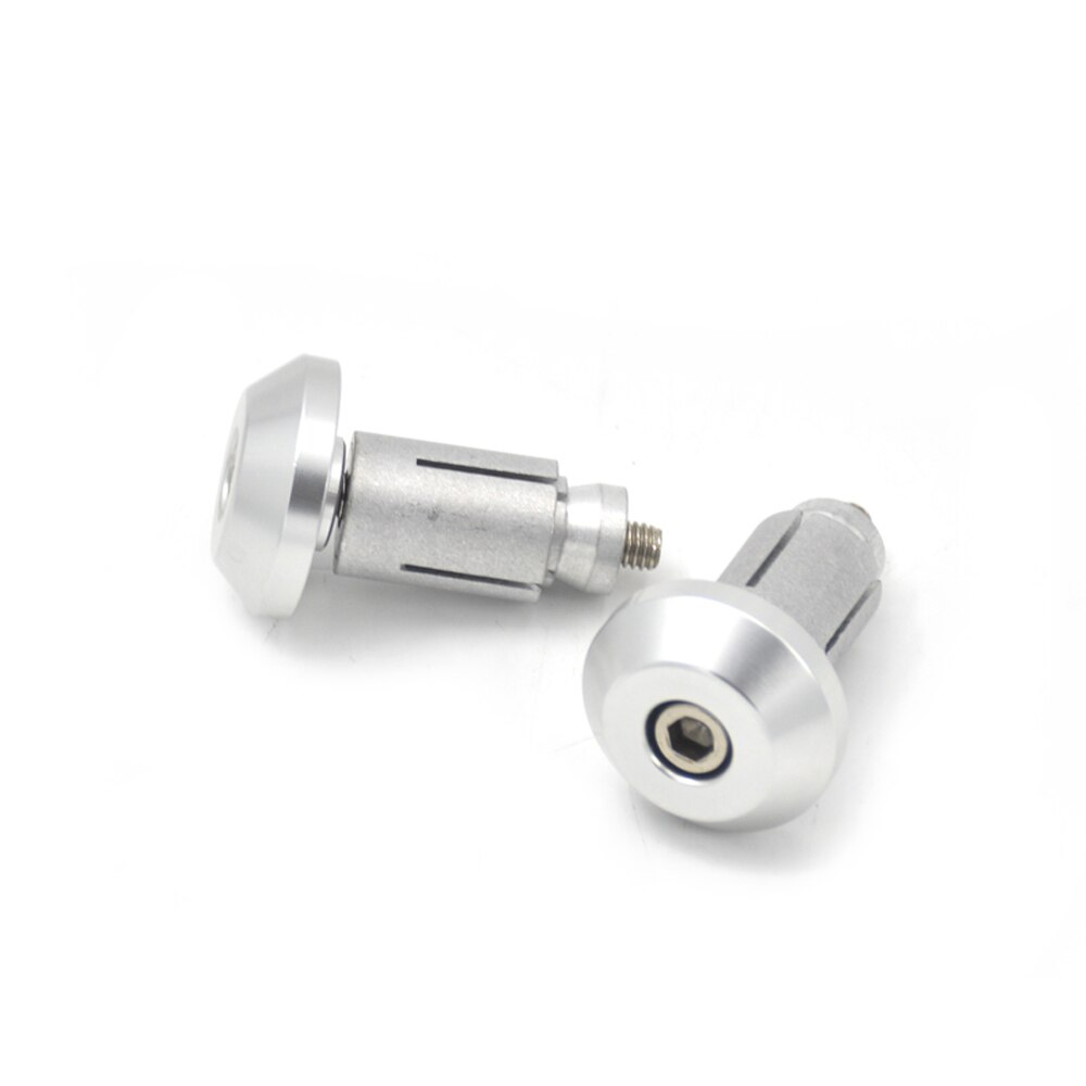 Retro Motorcycle Handlebar Ends GN CG Motorbike Handle Bar Caps Motorcross Bar End Aluminum Alloy Plug Slider 14mm-18mm Diameter