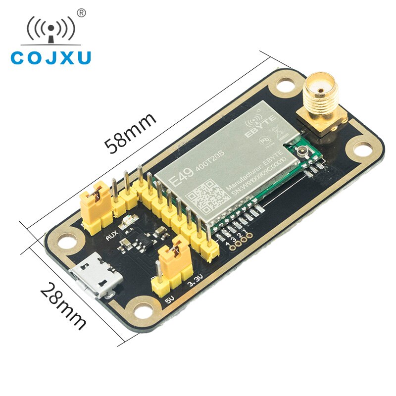 E49-400TBL-01 E49 Series Module Test Board USB to TTL Test Kit 433MHz GFSK for E49 Transceiver Module