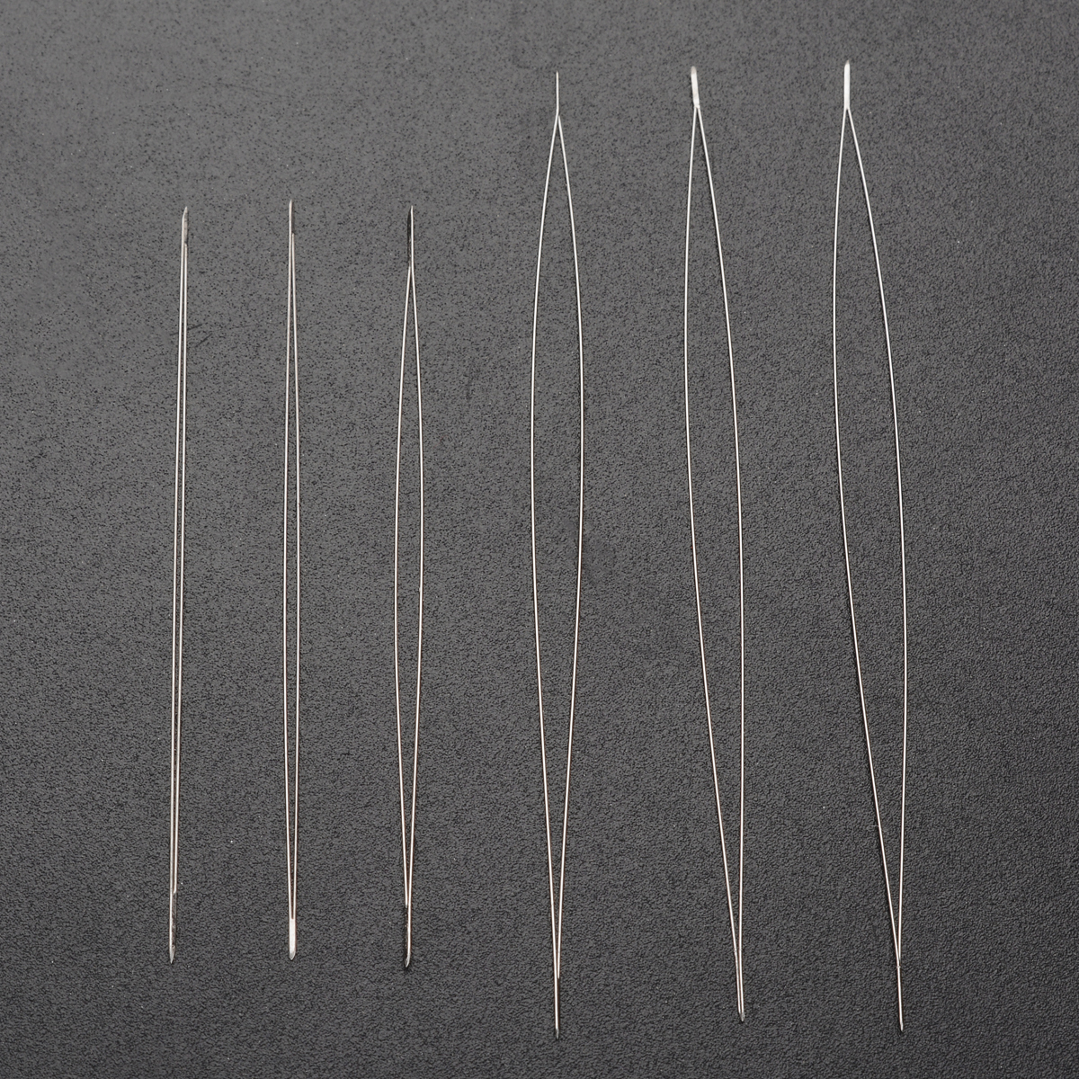 6pcs/Set Big Eye Beading Needles Beading Tools Kit for Jewellery Bracelet Necklace Making Tools Pins DIY 55+75mm