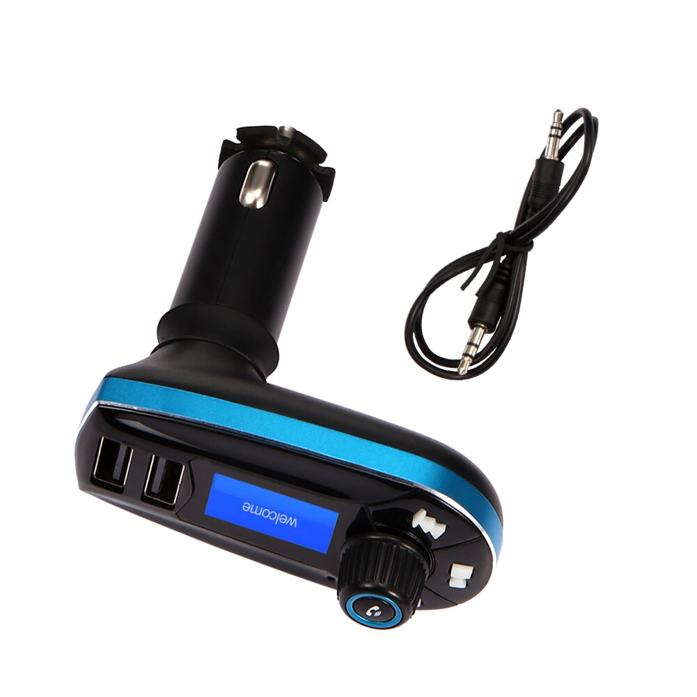 Car Kit Wireless Bluetooth FM Transmitter LCD MP3 Player Handsfree USB Charger LED FM Transmitter Bluetooth Car Accessories