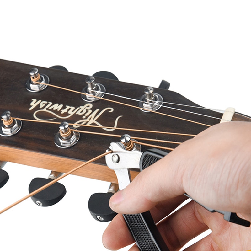 Guitar Parts Multifunctional Cut String Winding String Three-in-One Pliers String Puller Wood Guitar Instrument Accessories 1PC