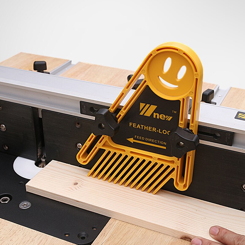 Multi-purpose Feather Loc Board Set Double Featherboards Miter Gauge Slot for Woodworking Saw Table DIY Tools