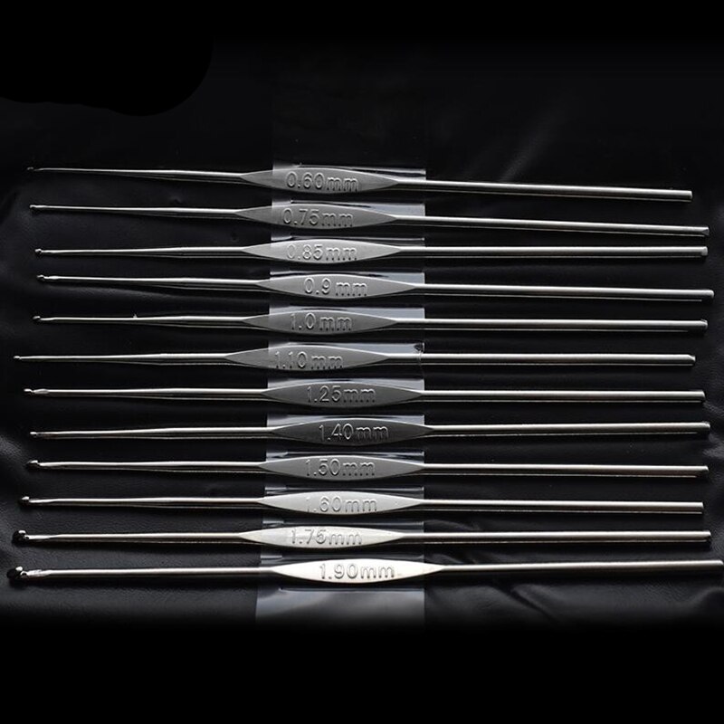 22/100 sztuk DIY igły szydełkowe ściegi dziewiarskie przypadku szydełka agulha zestaw narzędzia tkackie przyrządy robić szycia