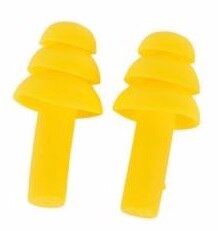 10 paar waterdichte siliconen oordopjes voor tijdens het zwemmen, oorbeschermers, geluidsreductie, beschermende oorkappen, comfortabele slaap tijdens het studeren: Geel -10 paar