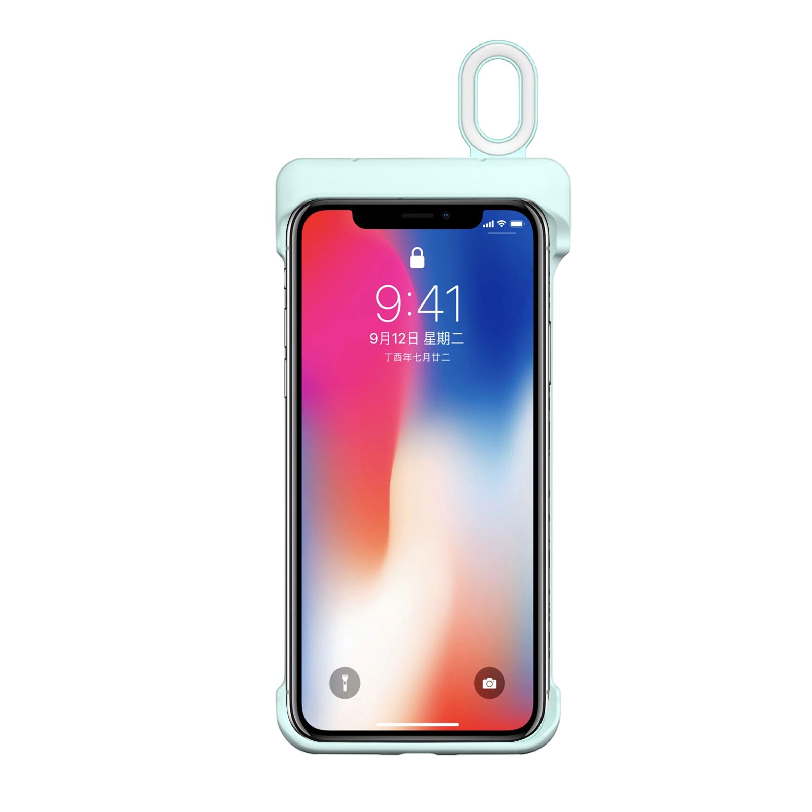 Funda para teléfono móvil Apple Iphone X de 5,8 pulgadas, luz de relleno para Vlog, luz LED circular con anillo de luz para Selfie