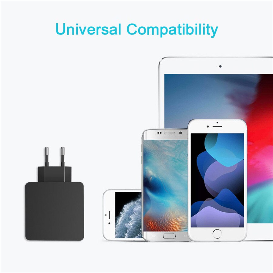 65W USB Type C Charger Adapter Black PD QC3.0 45W/... – Grandado