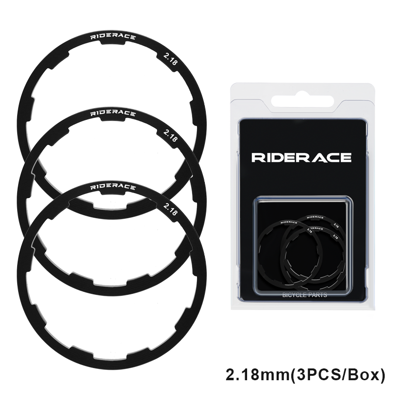 Arandela de buje de bicicleta, junta de 1/1, 5/1,85/2/2,18/2,35mm para 7 8 9 10 11 velocidades, espaciador de volante de Cassette para bicicleta de montaña y carretera, 3 uds.: Morado