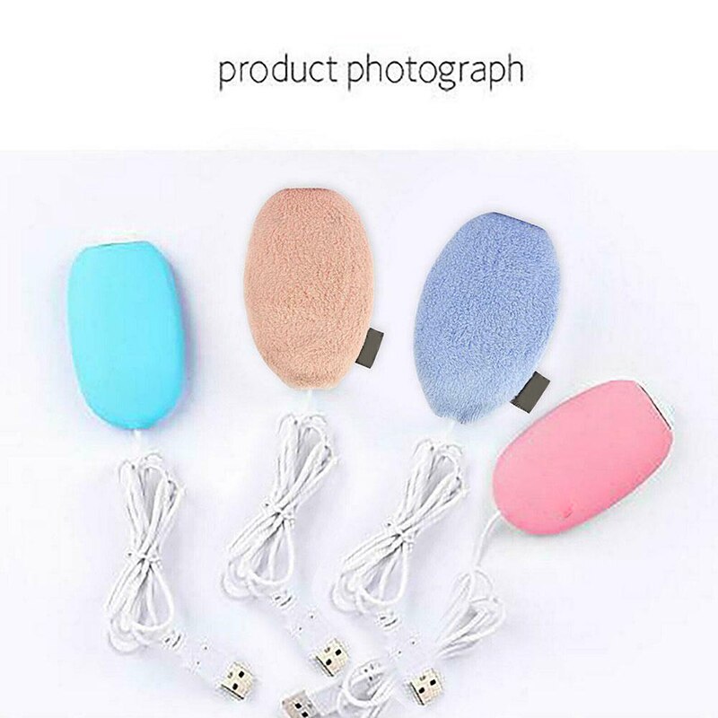 Hand Warmers USB Plug and Play Electric Heat Hands Warmer with/without Plush Cover I88