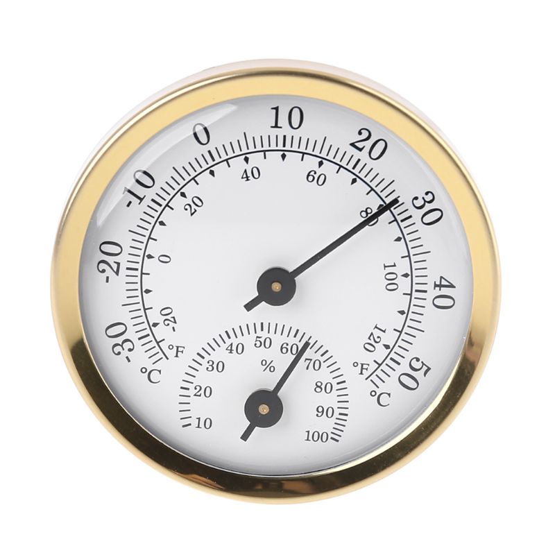 2in1 Wall Mount Thermometer Hygrometer Mechanical No battery Temperature Humidity Meter Gauge Home Use: 1