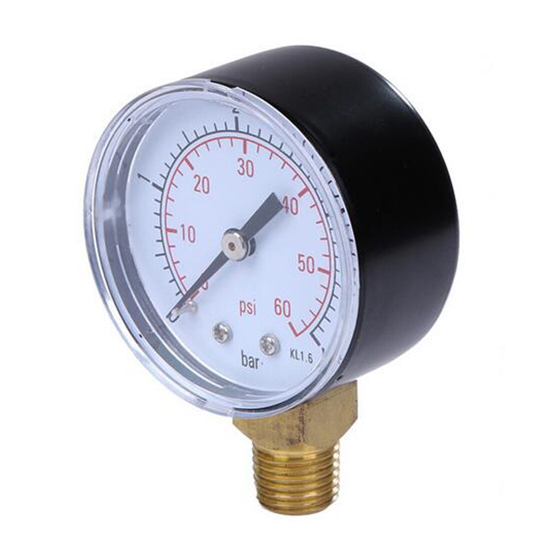 Utility Manometer 60PSI Side Mount 1/4 "Inch Pijp Draad Zwembad Spa Filter Water Lucht Olie Vacuüm Droog