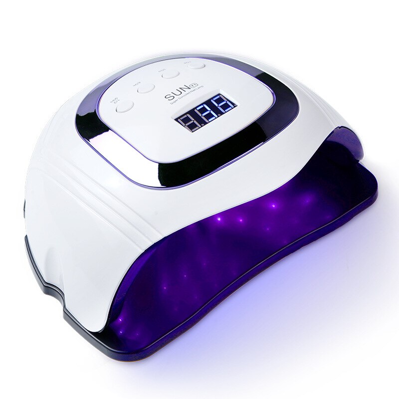 SUN Y1-secador de uñas UV de 168W, lámpara de secado rápido, 54 LED, 4 colores, para manicura: Y1-168W Purple