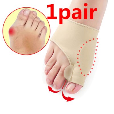 Hallux Valgus Ballen Korrektor Orthopädische Fuß Werkzeuge Knochen Daumen Erzähler Klammer Pedikübetreffend Socken Fuß Zehe Separatoren Bahre: 1Paar Stil 2