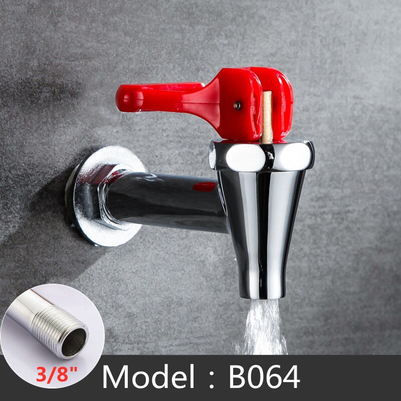 Wall-mounted Faucet Brass Single Cold Faucet with Filter Wine Valve Drinking Fountain Switch Faucet Faucet Replacement Part: B064