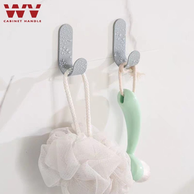 WV 4 Uds colgador de pared para ropa, gancho decorativo bonito y , ganchos para colgar en la pared, sin perforaciones, utensilio para pegar en la ropa